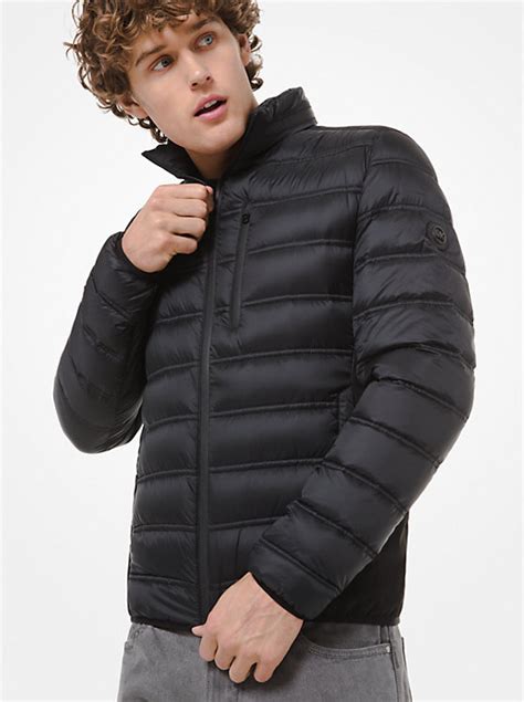 michael kors daunenjacke herren packable down|michael kors hartford jacket.